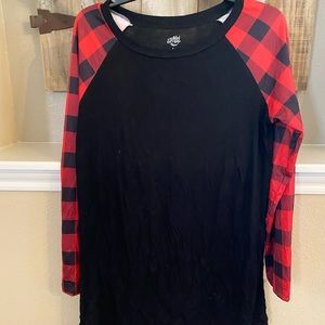 Tickled Teal buffalo plaid shirt